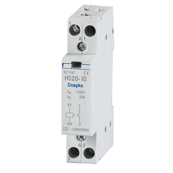 Doepke Doepke Installationsschütz 230 V AC, 20 A, 1 S, 1 TE Doepke Doepke Installationsschütz 230 V AC, 20 A, 1 S, 1 TE